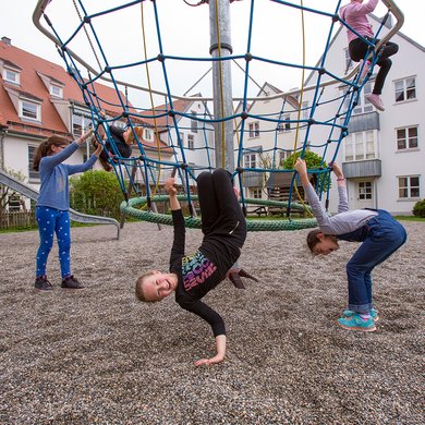 Spielplatz im katholischen Kinderhort Kaufbeuren